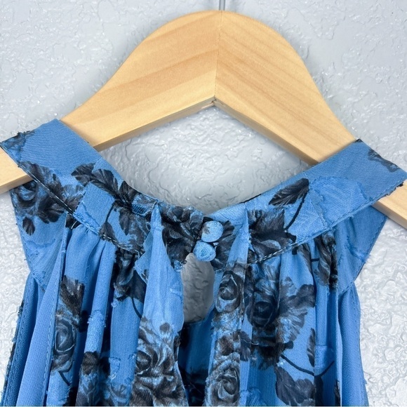 Torrid NWT Clip Chiffon Mock Neck Halter, Romantic Rose 2X - Sleeveless, Floral - Picture 9 of 15